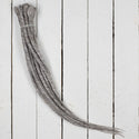 DreadLab Synthetic Dreadlocks Single Ended Silver Grey