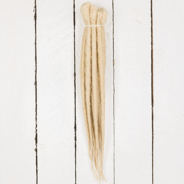 DreadLab -  Short Single Ended Synthetic Dreadlocks (Half Head Kit) Backcombed Extensions