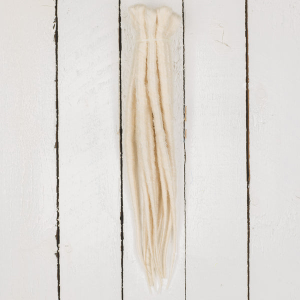 DreadLab -  Short Single Ended Synthetic Dreadlocks (Full Head Kit) Backcombed Extensions