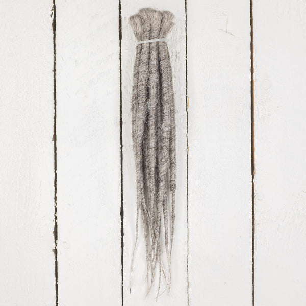 DreadLab -  Short Single Ended Synthetic Dreadlocks (Full Head Kit) Backcombed Extensions