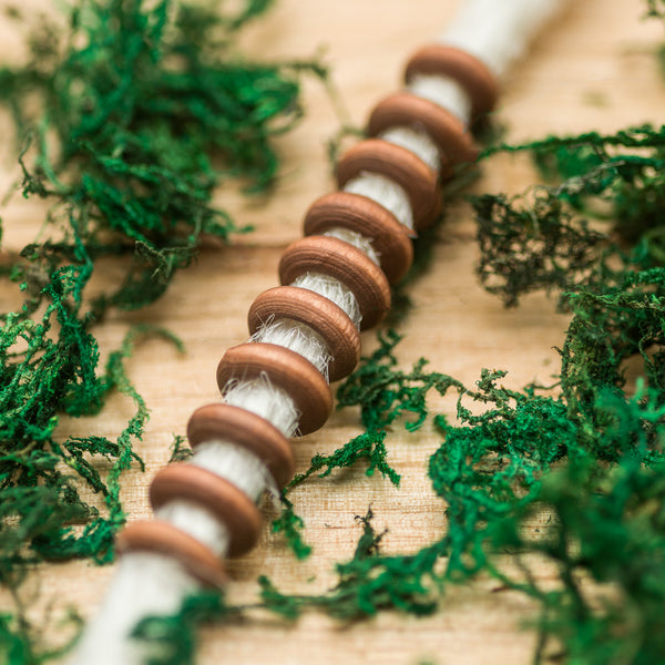 DreadLab - Wood Donut Ring Dread Beads Coffee Colour