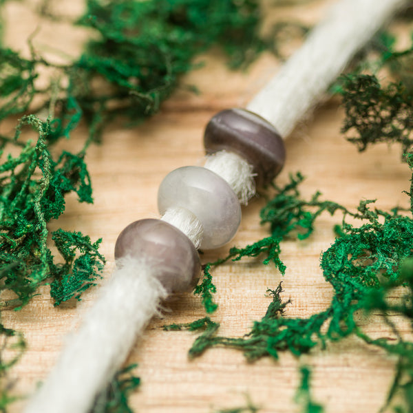 DreadLab - Natural Amethyst Donut Dread Beads