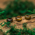 DreadLab - Natural Tigers Eyes Donut Dread Beads