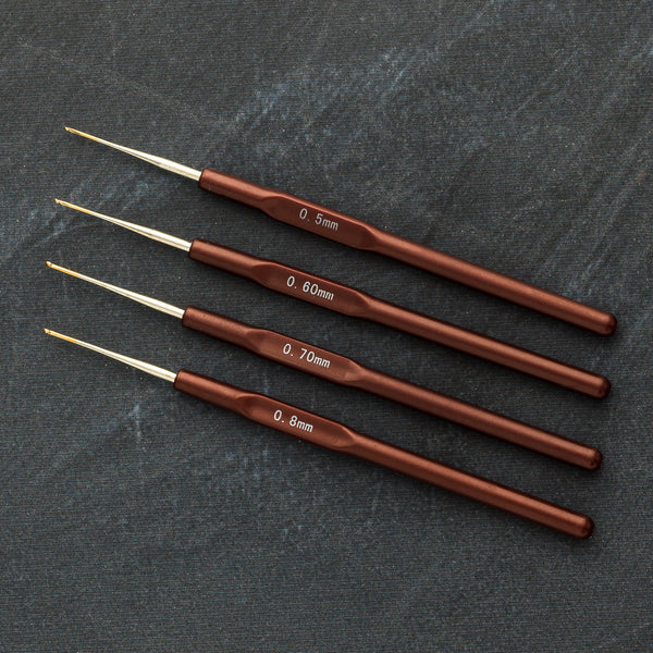 DreadLab - DreadLocks Crochet Hook Coffee Colour (Many Sizes)