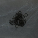DreadLab - 200 pcs Black Mini Rubber Hair Elastic Bands - Suitable For Braids/Dreadlocks/Plaits