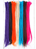 DreadLab - Single Ended Synthetic Dreadlocks (Pack of 10) Crochet Extensions