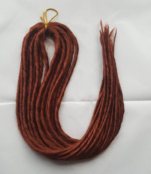 Elysee Star - #29 Light Burgundy Synthetic Dreadlocks (Double Ended) (10 Pack)