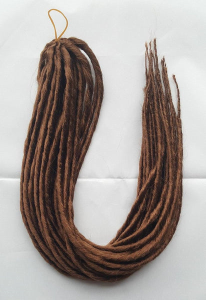 Elysee Star - #30 Reddish Brown Synthetic Dreadlocks (Double Ended) (10 Pack)