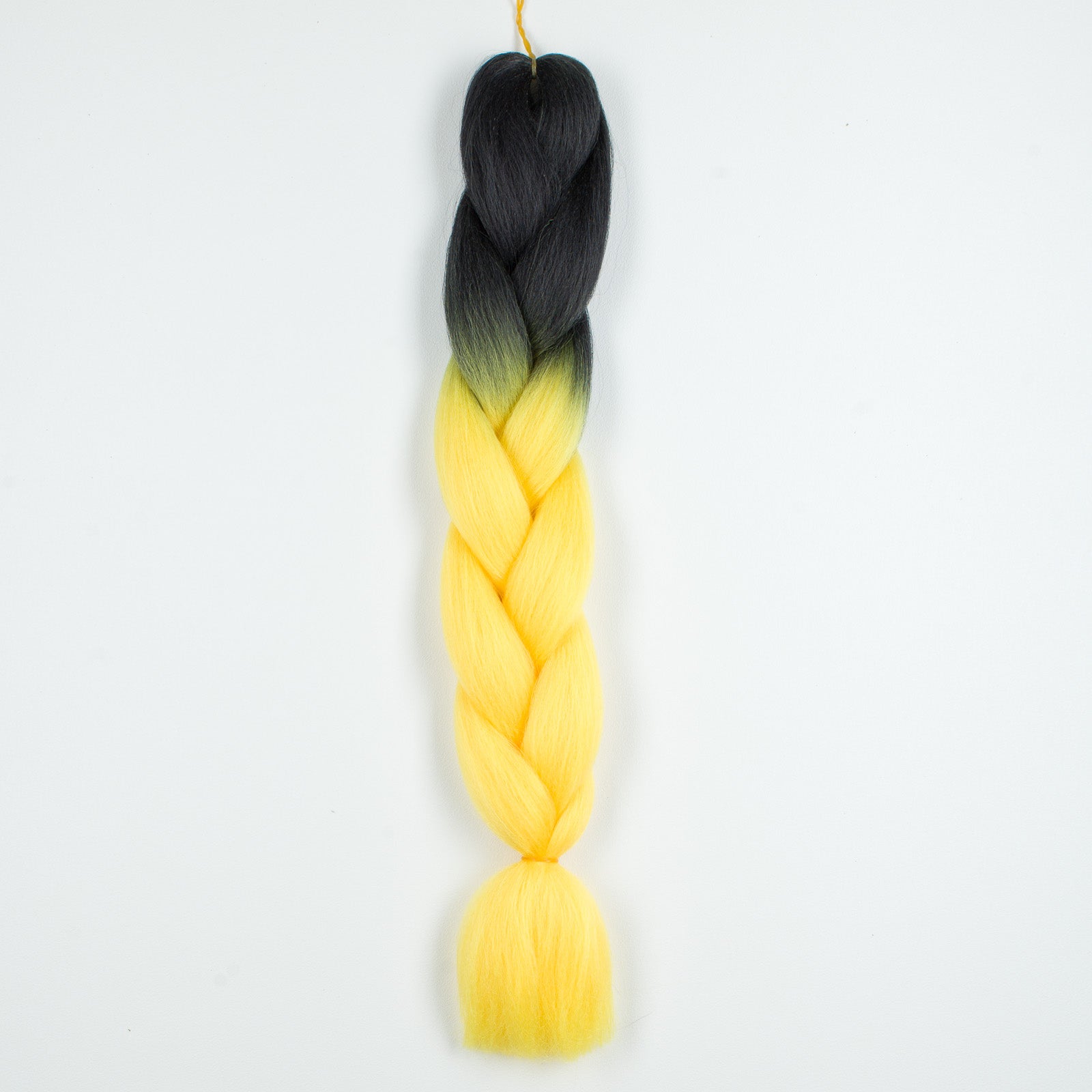 Jumbo hair braid in yellow, green and aqua – Larzy Pty Ltd