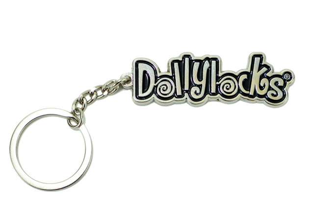 Dollylocks - Logo Metal Keychain