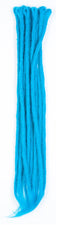 DreadLab - Single Ended Synthetic Dreadlocks (Pack of 10) Crochet Extensions Blue