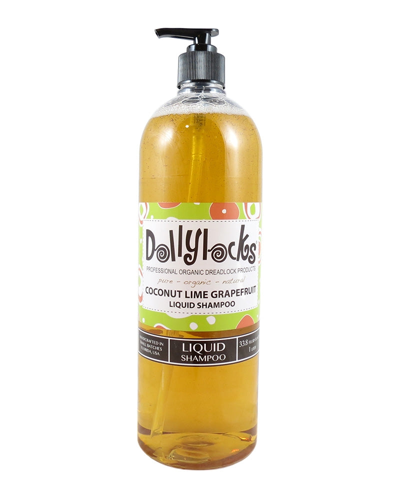 Dollylocks - Liquid Dreadlocks Shampoo - Coconut Lime Grapefruit (33.8oz/1 Litre)