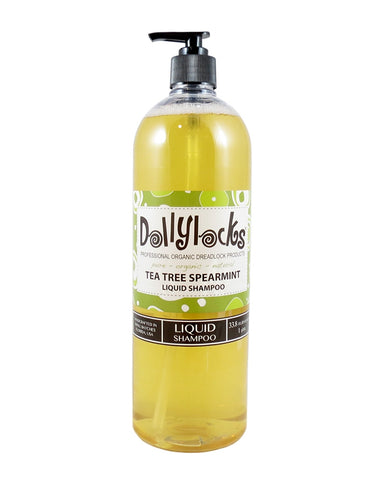 Dollylocks - Liquid Dreadlocks Shampoo - Tea Tree Spearmint (33.8oz/1 Litre)- Tea Tree Spearmint (33.8oz/1 Litre)