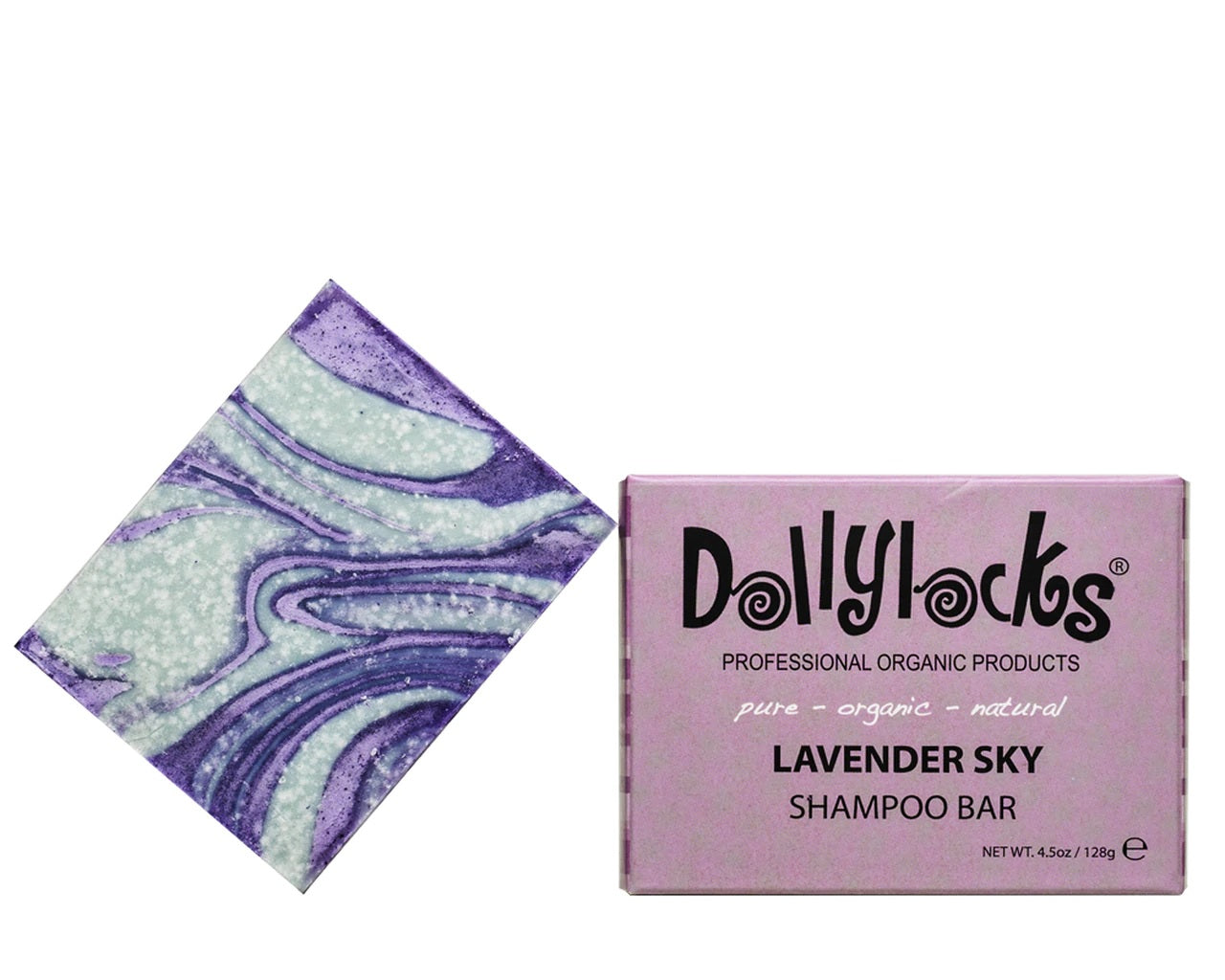 Dollylocks - Dreadlocks Shampoo Bar - Lavender Sky (4.5oz/128g)