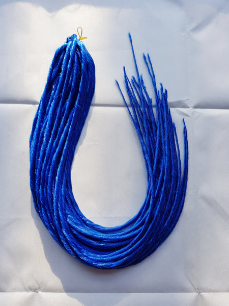 Elysee Star - #BLUE Synthetic Dreadlocks (Double Ended) (10 Pack)