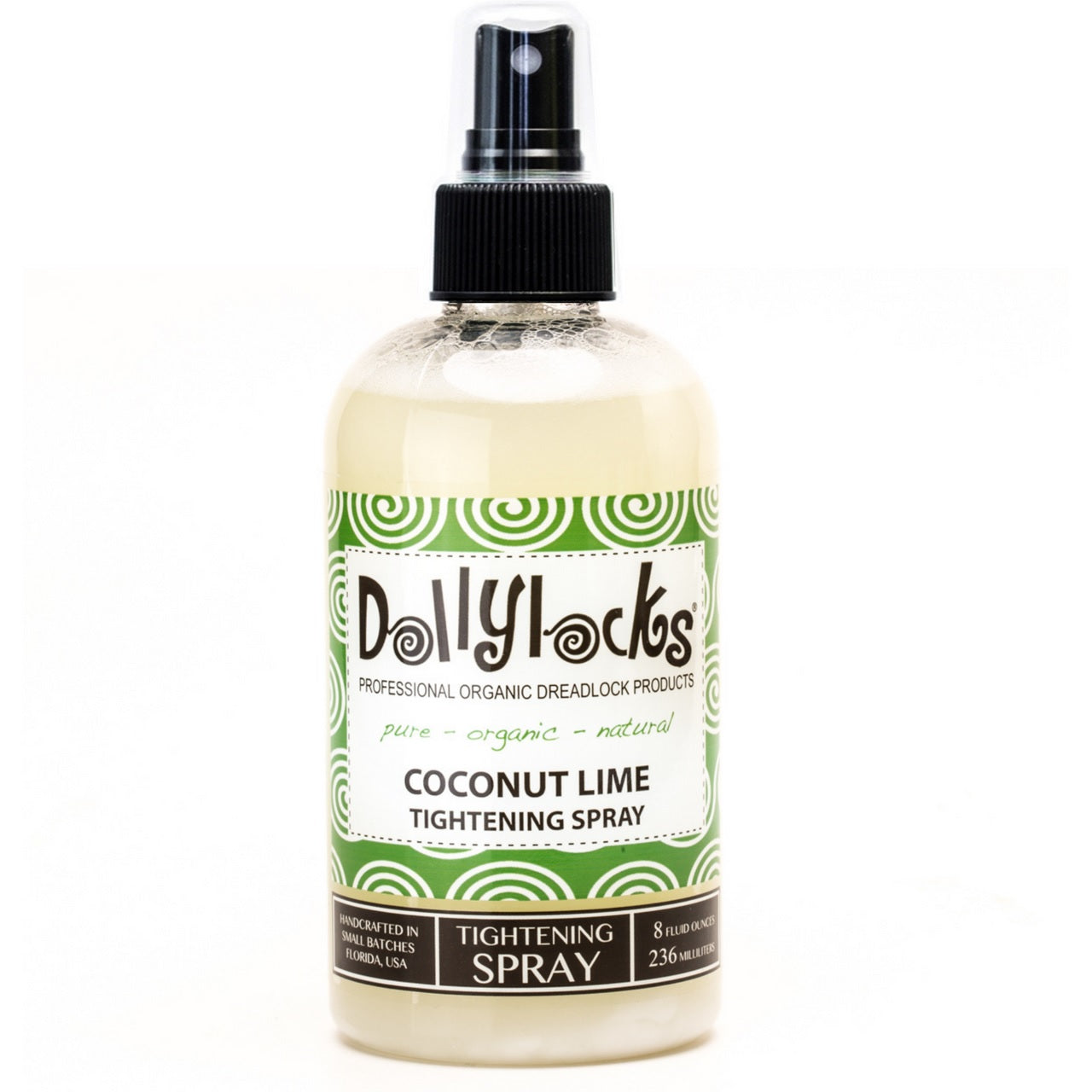 Dollylocks - Dreadlocks Tightening Spray - Coconut Lime (8oz/236ml)