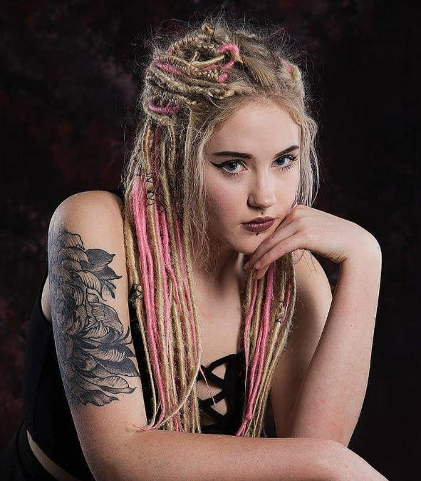 DreadLab - Double Ended Synthetic Dreadlocks (Full Head Kit) Backcombed Extensions